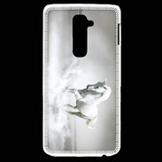 Coque LG G2 Cheval blanc 1
