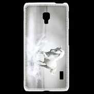 Coque LG F6 Cheval blanc 1