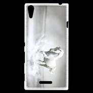 Coque Sony Xperia T3 Cheval blanc 1