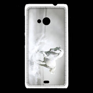 Coque Nokia Lumia 535 Cheval blanc 1