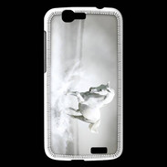 Coque Huawei Ascend G7 Cheval blanc 1