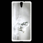 Coque Sony Xperia C5 Cheval blanc 1