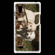 Coque LG Optimus L9 Duo de chiot golden retriever