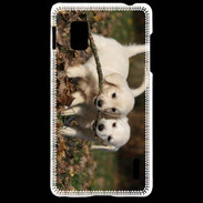 Coque LG Optimus G Duo de chiot golden retriever