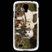 Coque Samsung Galaxy S4 Duo de chiot golden retriever