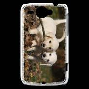 Coque HTC Wildfire G8 Duo de chiot golden retriever