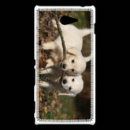 Coque Sony Xperia M2 Duo de chiot golden retriever