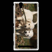 Coque Sony Xperia T2 Ultra Duo de chiot golden retriever