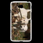 Coque LG L70 Duo de chiot golden retriever