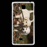 Coque LG F5 Duo de chiot golden retriever