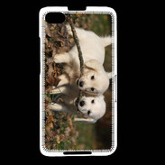 Coque Blackberry Z30 Duo de chiot golden retriever