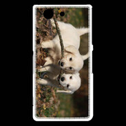 Coque Sony Xperia Z3 Compact Duo de chiot golden retriever