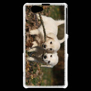 Coque Sony Xperia Z1 Compact Duo de chiot golden retriever