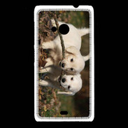 Coque Nokia Lumia 535 Duo de chiot golden retriever