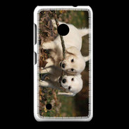 Coque Nokia Lumia 530 Duo de chiot golden retriever