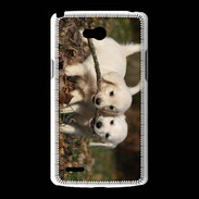 Coque LG L80 Duo de chiot golden retriever