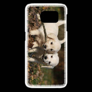 Coque Samsung Galaxy S6 edge Duo de chiot golden retriever