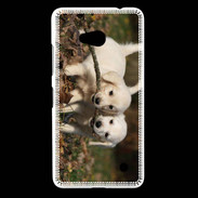 Coque Nokia Lumia 640 LTE Duo de chiot golden retriever