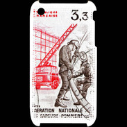 Coque iPhone 3G / 3GS Timbre Sapeurs pompiers