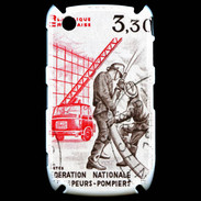 Coque Blackberry 8520 Timbre Sapeurs pompiers