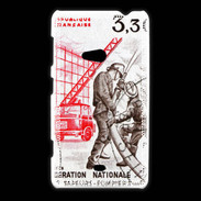 Coque Nokia Lumia 625 Timbre Sapeurs pompiers