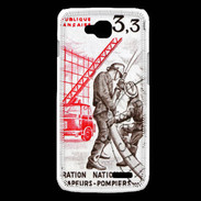 Coque LG L90 Timbre Sapeurs pompiers