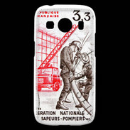 Coque Samsung Galaxy Ace4 Timbre Sapeurs pompiers