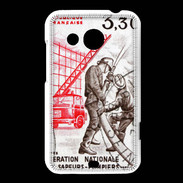 Coque HTC Desire 200 Timbre Sapeurs pompiers