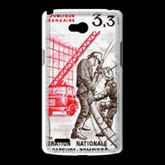 Coque LG L80 Timbre Sapeurs pompiers