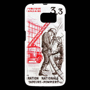 Coque Samsung Galaxy S6 Timbre Sapeurs pompiers
