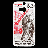 Coque HTC One M8s Timbre Sapeurs pompiers