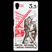 Coque Sony Xpéria Z5 Timbre Sapeurs pompiers