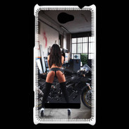 Coque HTC Windows Phone 8S Moto sexy 2