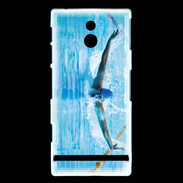 Coque Sony Xperia P Nageur en piscine