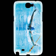 Coque Samsung Galaxy Note 2 Nageur en piscine