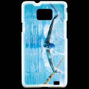 Coque Samsung Galaxy S2 Nageur en piscine