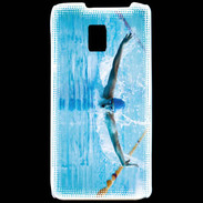 Coque LG P990 Nageur en piscine