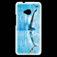 Coque HTC One Nageur en piscine