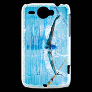 Coque HTC Wildfire G8 Nageur en piscine