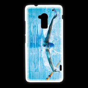 Coque HTC One Max Nageur en piscine