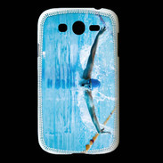 Coque Samsung Galaxy Grand Nageur en piscine