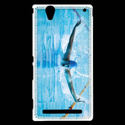 Coque Sony Xperia T2 Ultra Nageur en piscine
