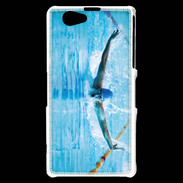 Coque Sony Xperia Z1 Compact Nageur en piscine