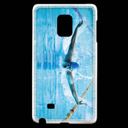 Coque Samsung Galaxy Note Edge Nageur en piscine