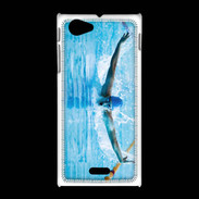 Coque Sony Xpéria J Nageur en piscine