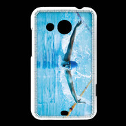 Coque HTC Desire 200 Nageur en piscine
