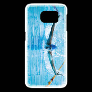 Coque Samsung Galaxy S6 edge Nageur en piscine