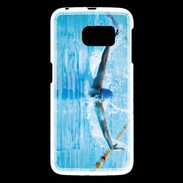 Coque Samsung Galaxy S6 Nageur en piscine