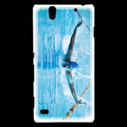 Coque Sony Xperia C4 Nageur en piscine