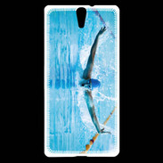Coque Sony Xperia C5 Nageur en piscine